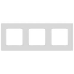 Рамка для розеток и выключателей ЭРА Серия 12 12-5203-01 на 3 поста, Классик, белый