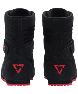 УЦЕНКА Обувь для бокса высокая INSANE ORO, черный/красный