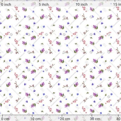 мелкие полевые травы на белом фоне by Totem Beauty   909 DPI
