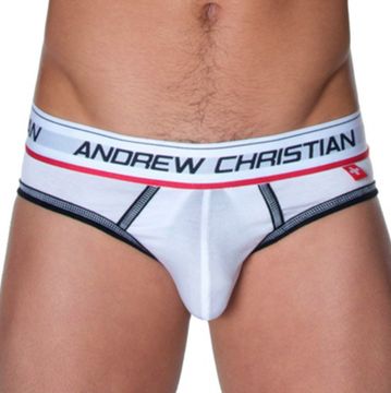 Мужские трусы джоки Andrew Christian Air Flexsoft  Show It Jockstrap White AC33