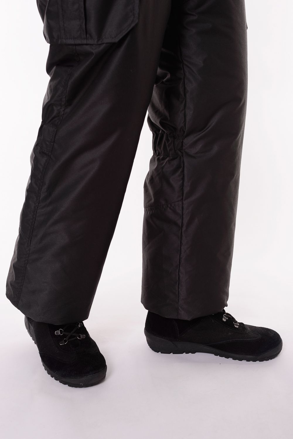 Зимний костюм для охоты и рыбалки ONERUS "Горный -15" (Таслан, Черный) Полукомбинезон