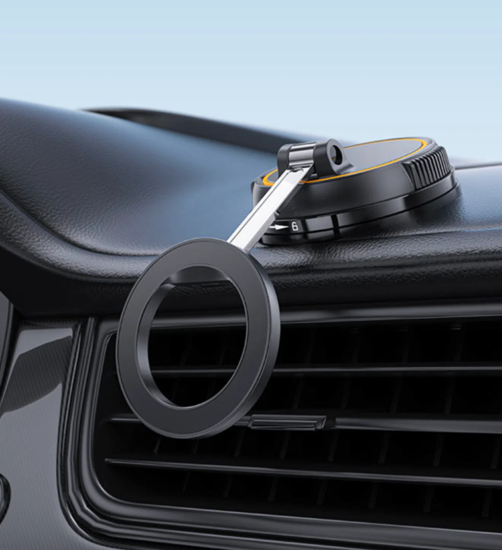 Магнитный держатель ACEFAST D55, для автомобилей, ABS пластик/цинковый сплав/силикон