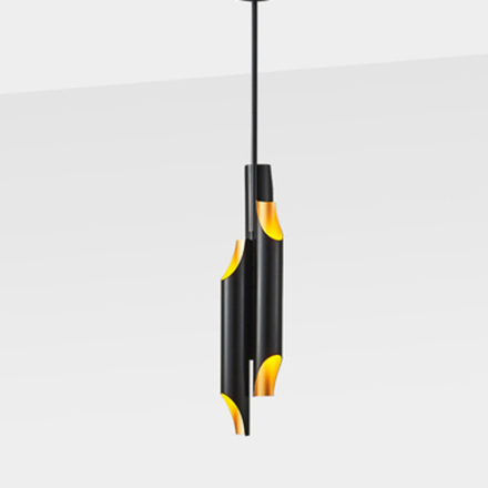 Pendant design lamp  Galliano 3 by Delightfull (Black)