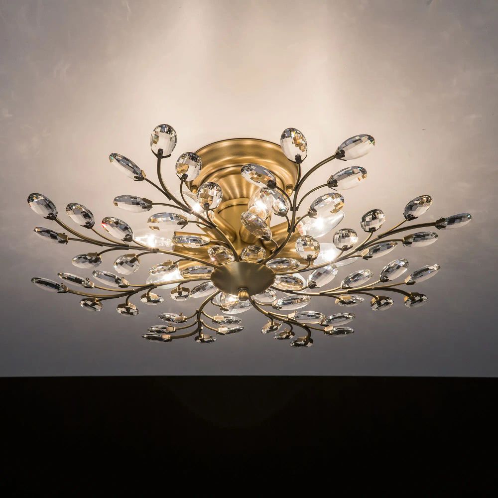 Citilux Серенада CL315183 Люстра хрустальная Бронза