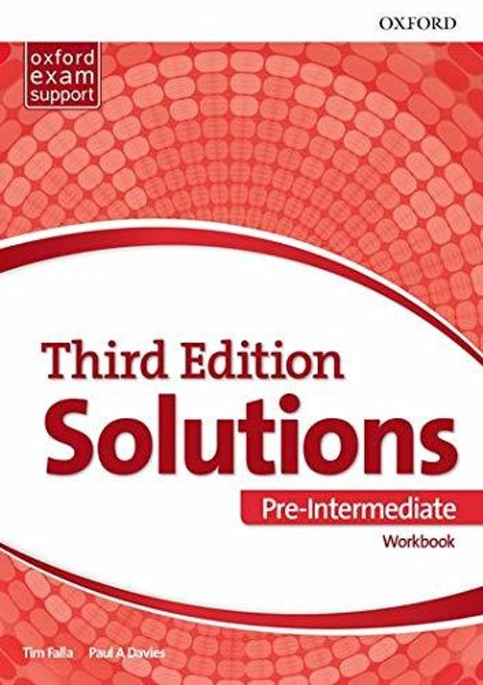 SOLUTIONS 3ED PRE-INT WB