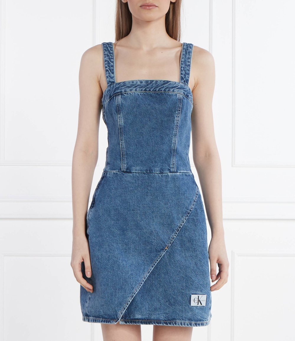 Джинсовое платье CALVIN KLEIN JEANS - голубой(J20J222783)