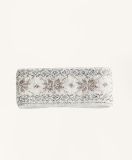 Oysho Жаккардовая повязка на голову, экрю