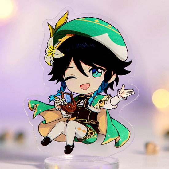 Фигурка акриловая Геншин Импакт Венти, Genshin Impact