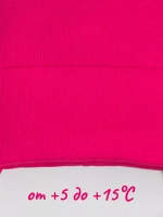 Шапка с ушками для девочки трикотажная на завязках