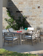 Стол пластиковый раздвижной Nardi Alloro 210 Extensible, тортора