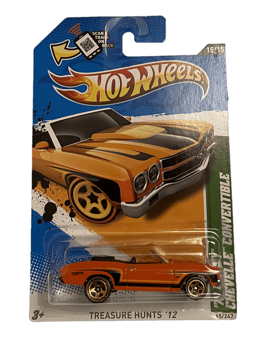 Hot Wheels Treasure Hunt '70 Chevy Chevelle Convertible (2012)