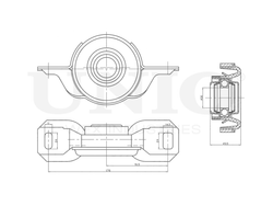 Опора карданного вала UNIO RMP-15169