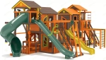 Детская деревянная площадка "Домик 7 " (мод.1)