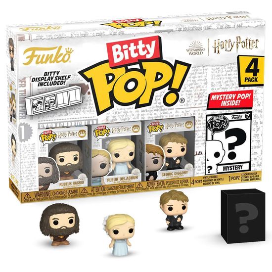 Фигурка Funko Bitty POP! Harry Potter GoF Hagrid+Fleur+Cedric+Mystery (1 of 4) 4PK 83657 / Фигурка Фанко Битти ПОП! по мотивам вселенной "Гарри Поттер"