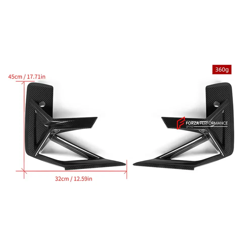 Карбоновые воздухозаборники для BMW X3M F97 Рестайлинг / X4M F98 Рестайлинг 2022+ БМВ