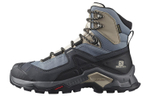 Salomon Quest Element Gore-Tex high-top wear-resistant outdoor shoes women's black and gray