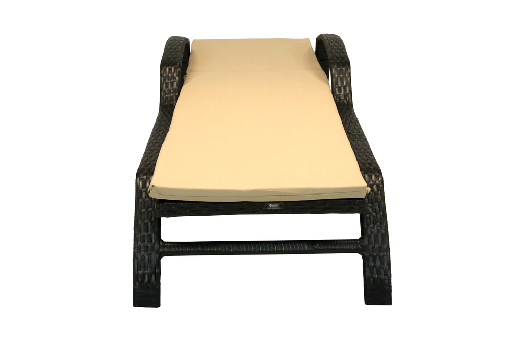 Лежак Бруно арт.7025-МП2025, ротанг искусственный (коричневый) "Garden story"