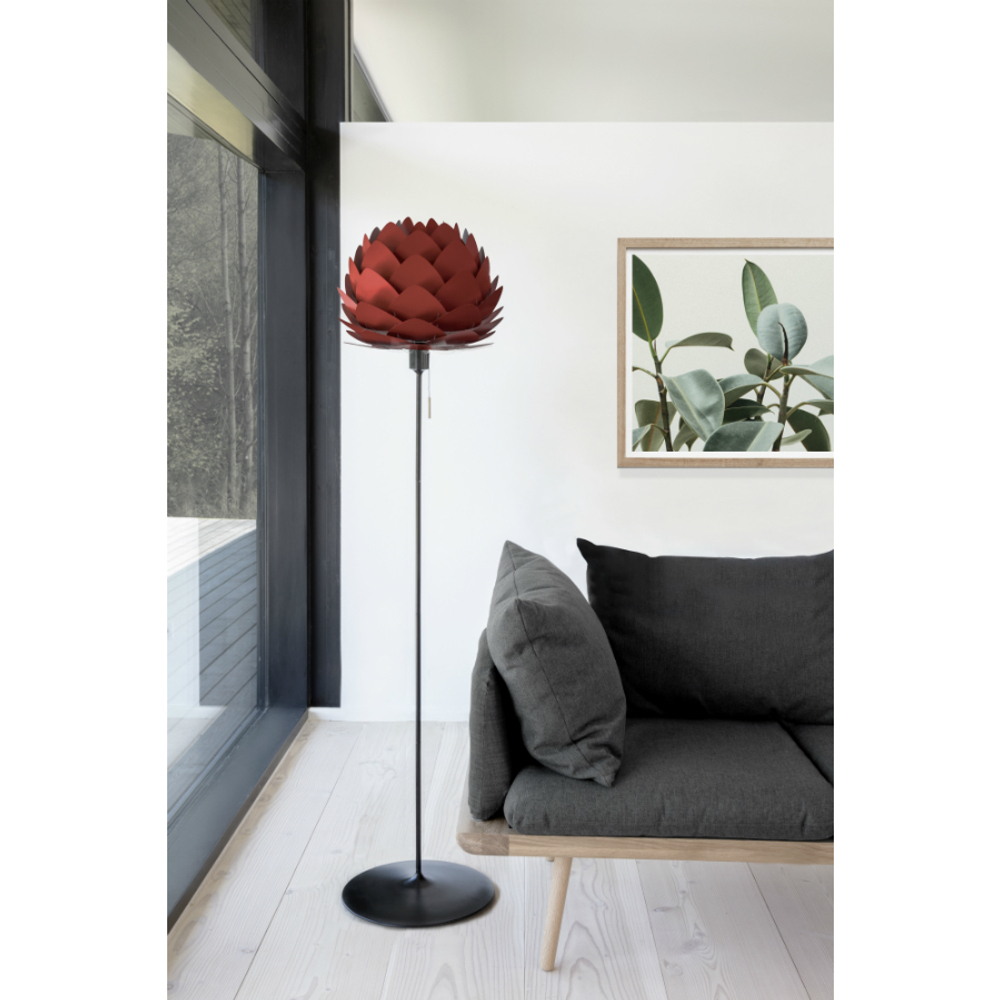 Плафон aluvia mini, бордовый, d40, 30 см