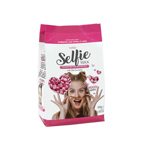 Воск горячий (плёночный) Italwax Selfie 0,5 кг. гранулы, для лица