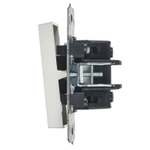 Выключатель 1-кл. СП BRITE ВС10-1-1-БрБ 10А с индик. механизм бел. IEK BR-V10-1-10-K01