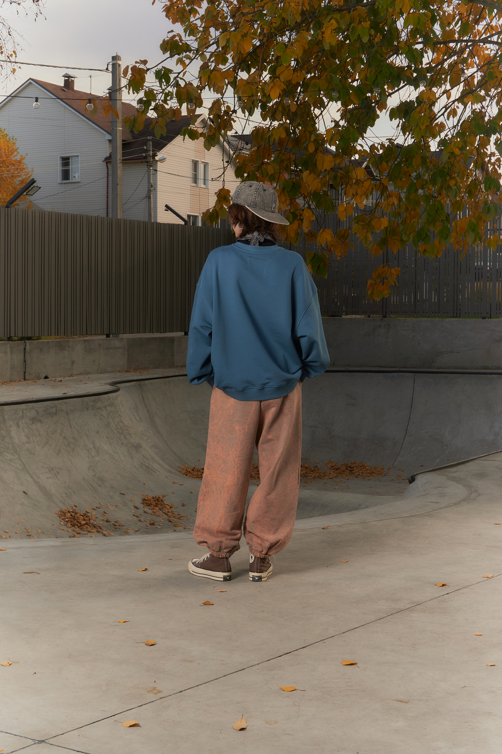 Свитшот Called a Garment Athletic Sweatshirt "Denim"