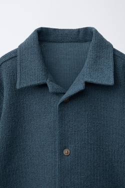 ZARA РУБАШКА, ГЛУБОКИЙ СИНИЙ