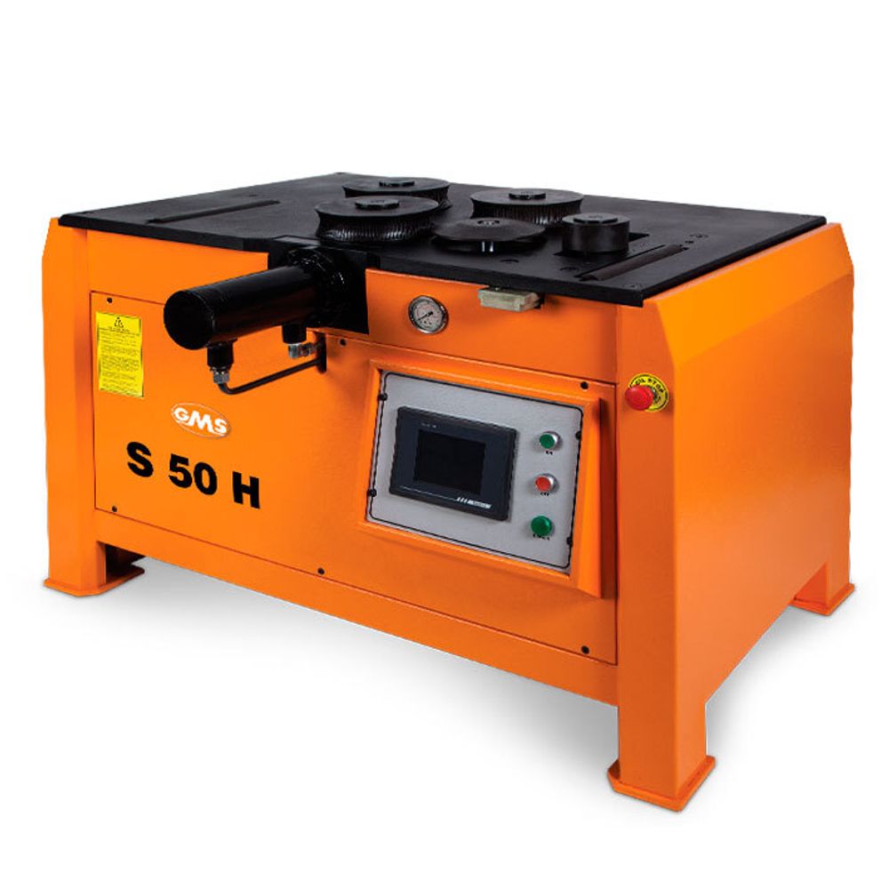 Станок для гибки арматуры GocMakSan S50H  гидравлический для спиралей - [2,2 кВт / до 50 мм]