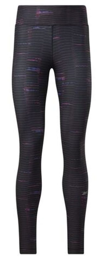 Leginsy Reebok TS Run Lux Bold Tight-Kinetic Stripe W - черный