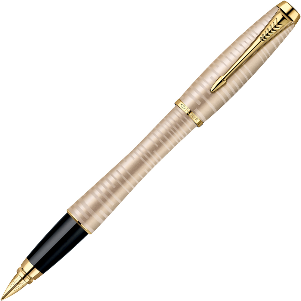 Перьевая ручка Parker Urban, цвет - золотистый, перо - позолота PVD