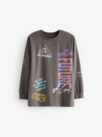 Пижама для мальчика Next B82-968, 2 шт., Серый, Фиолетовый