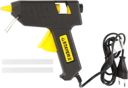 Пистолет STAYER клеевой (термоклеящий), электрический, 40Вт/220В, 11мм