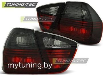 Задние фонари Bmw 3 E90 red smoke