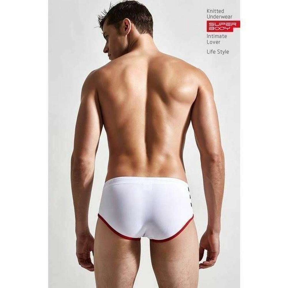 Мужские плавки белые Superbody