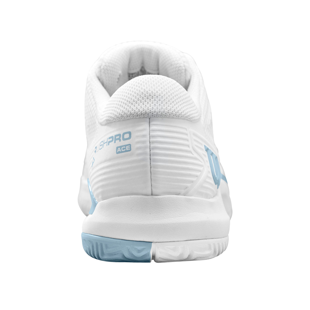 Женские теннисные кроссовки Wilson Rush Pro ACE All Court Shoe Women - White, Light Blue
