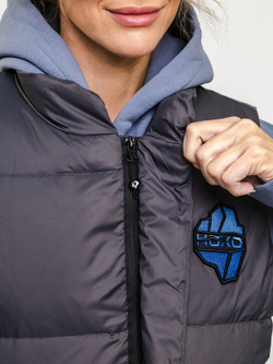 Жилет "НОХО" утеплённый, унисекс, цвет "Стальной ледник"