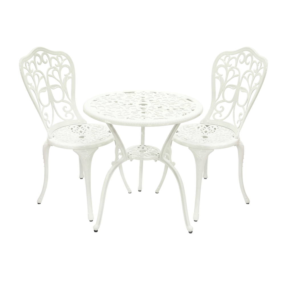 Кофейный комплект из литого алюминия Виктория (Victoria) - White
