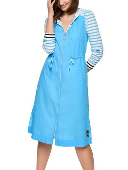 Marc Cain Сарафан на кулиске с сетчатой вставкой