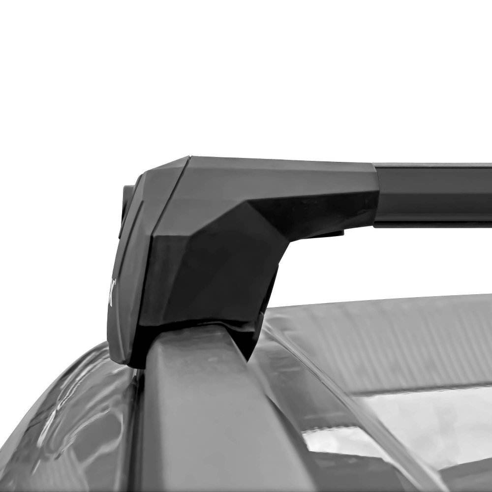 Багажник LUX SCOUT для SEAT Ibiza, универсал (2008-2017), на интегрированные рейлинги, черный, арт.601898