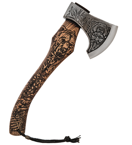 Секира Родослава TP-11 Топор большой с гравировкой «Медведь Велес»