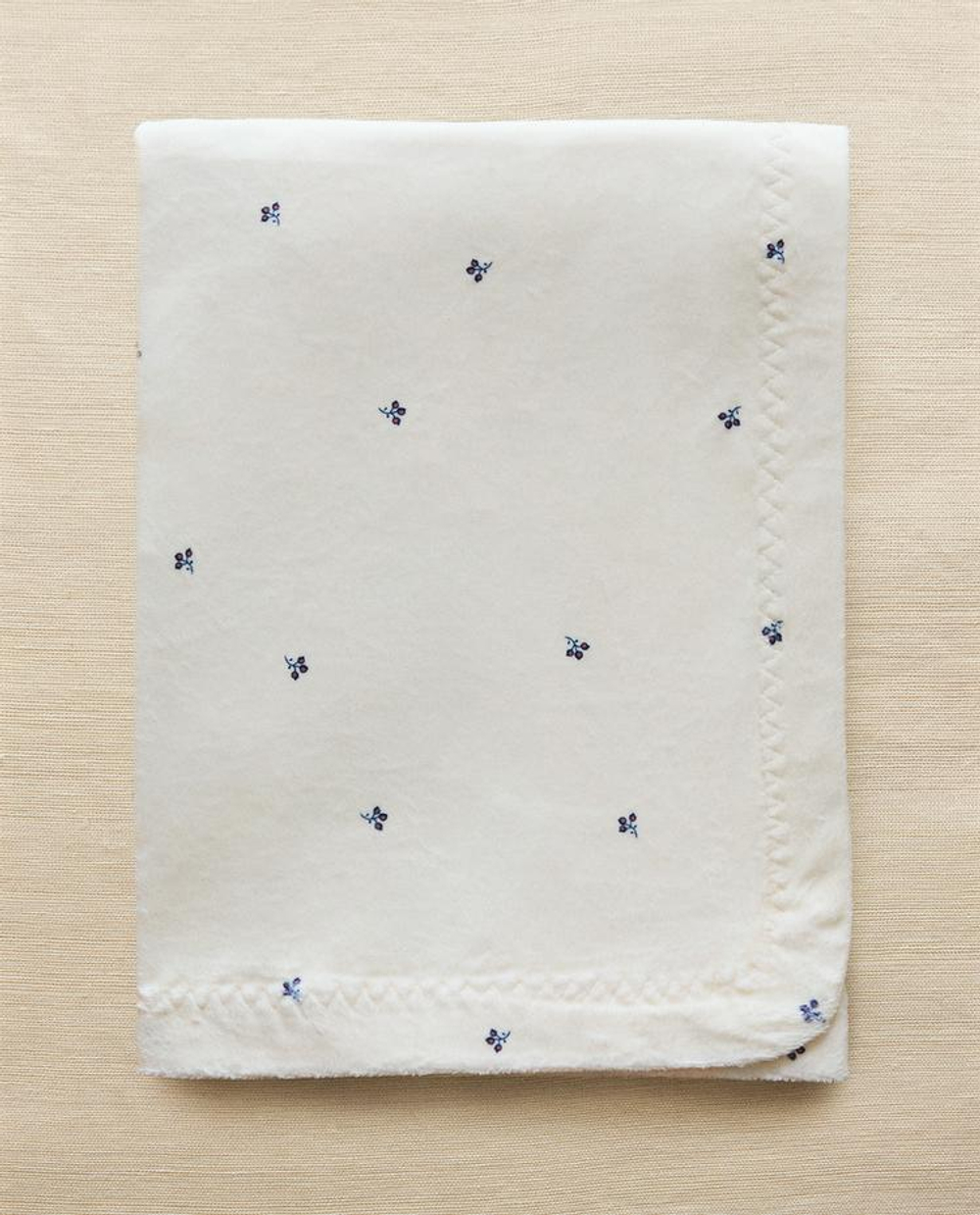 ZARA HOME ДЕТСКИЙ ПЛЕД С ПРИНТОМ, ЭКРЮ