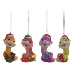 GAEM Фигурка декоративная подвесная "Змея", L5 W3 H6,5 см, 4в.