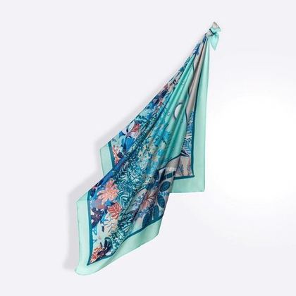 Платок REVE CIELПлаток 100% Petrusse 105x105 Бирюзовый