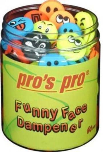 Виброгаситель теннисный Pro's Pro Funny Face Damper 60P - mix