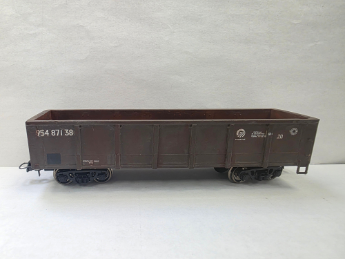 Полувагон КАЗТЕМIРТРАНС, коричневый (тележки ММ)