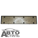 Рамка под номер металл АНТИвандальная  - Черная 777 (1шт) (129379)