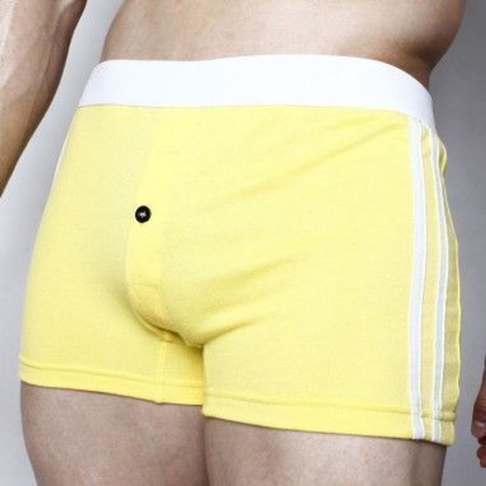 Мужские трусы-шорты с пуговицей Superbody Home Pants Yellow Button