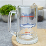 Кружка пивная 500мл "Ладья" На рыбалке