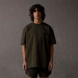 Футболка Fear of God Essentials Tee Off Black, FOG-SS23-103