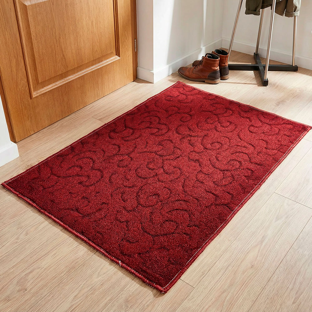 Коврик 70*100см Люксор Люкс Принт ворс 3 мм, красный (ассорти)