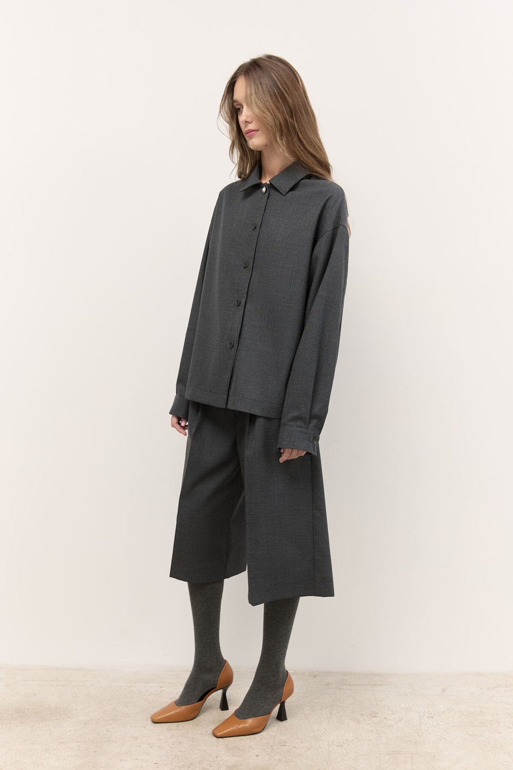 Рубашка из полушерсти